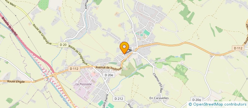 localisation de l'entreprise RESTAURANT LA PROMENADE  VERFEIL