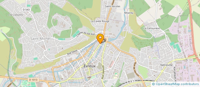 localisation de l'entreprise RESTAURANT LA SANAGA  EVREUX