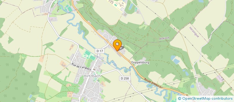 localisation de l'entreprise RESTAURANT LA TERRASSE DE L'ILL  HIRTZBACH