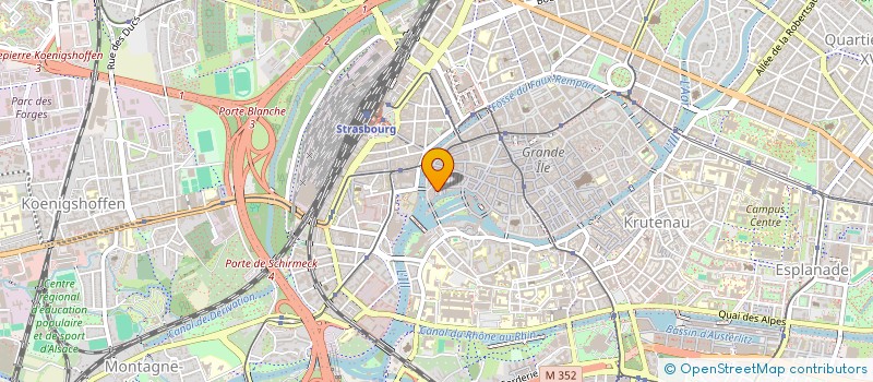 localisation de l'entreprise RESTAURANT LA VIEILLE TOUR  STRASBOURG