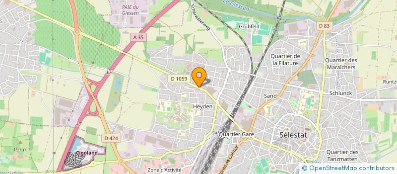 localisation de l'entreprise RESTAURANT LARA  SELESTAT