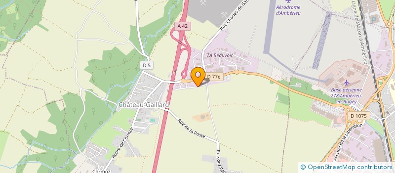 localisation de l'entreprise RESTAURANT LAVILLA L  CHATEAU-GAILLARD