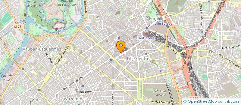 localisation de l'entreprise RESTAURANT LCD à LILLE