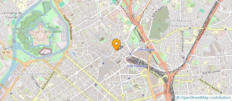 localisation de l'entreprise RESTAURANT LE BISTROT DES ARTS à LILLE