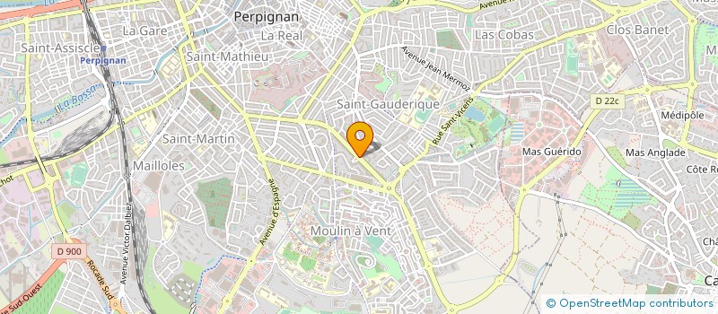 localisation de l'entreprise RESTAURANT LE CASABLANCA SARL à PERPIGNAN