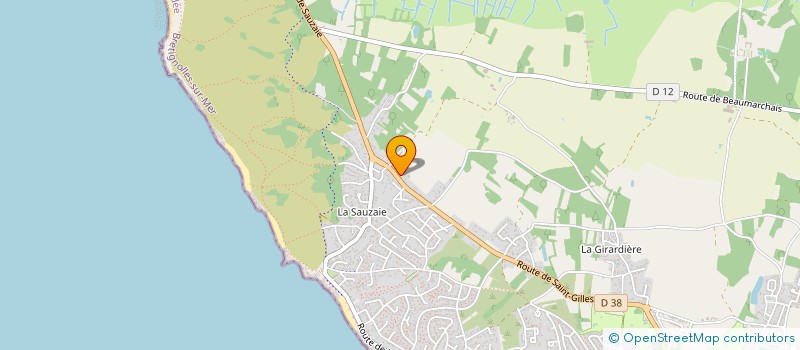 localisation de l'entreprise RESTAURANT LE CELLIER à BRETIGNOLLES-SUR-MER