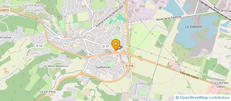 localisation de l'entreprise RESTAURANT LE CLOS RACINE à GAILLON