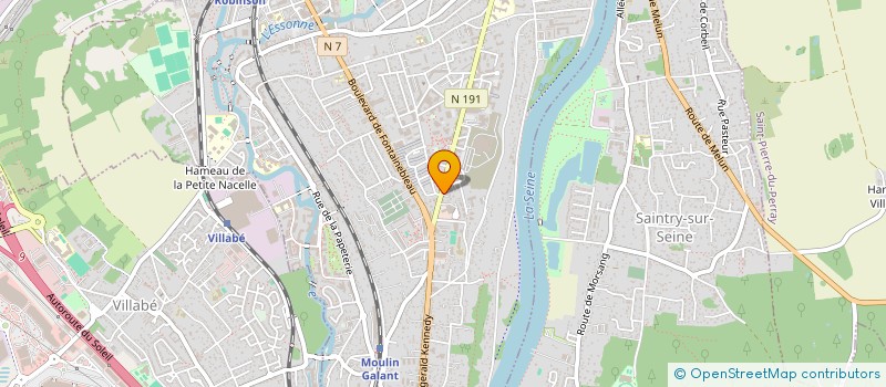 localisation de l'entreprise RESTAURANT LE CONSTANTINOPLE  EVRY-COURCOURONNES