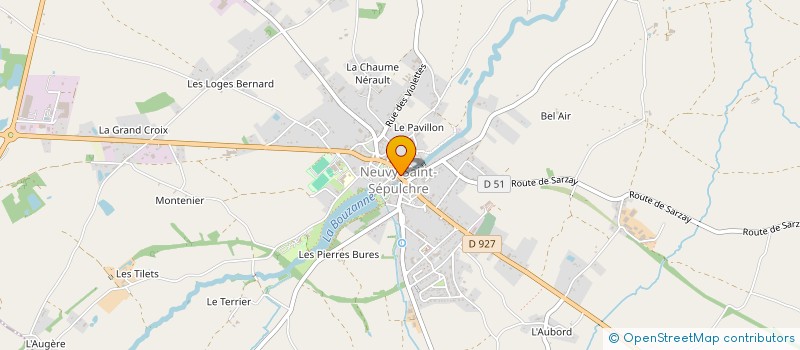 localisation de l'entreprise RESTAURANT LE DUCHE à NEUVY-SAINT-SEPULCHRE