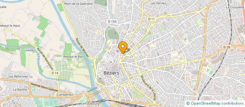 localisation de l'entreprise RESTAURANT LE FANTASIA à BEZIERS