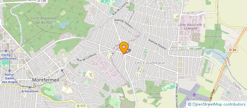 localisation de l'entreprise RESTAURANT LE FESTIN  CHELLES