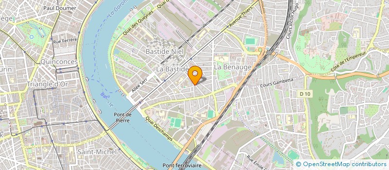 localisation de l'entreprise RESTAURANT LE FESTIVAL à BORDEAUX