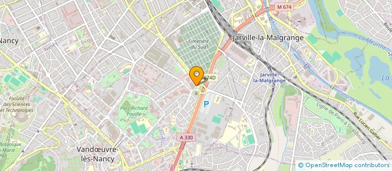 localisation de l'entreprise RESTAURANT LE FEU WOK  VANDUVRE-LES-NANCY