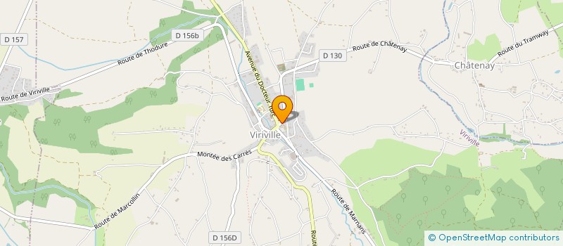 localisation de l'entreprise RESTAURANT LE FOURNIL  VIRIVILLE