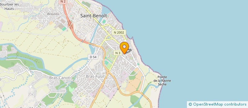 localisation de l'entreprise RESTAURANT LE GADIAM'B  SAINT-BENOIT