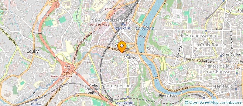 localisation de l'entreprise RESTAURANT LE LYS  LYON