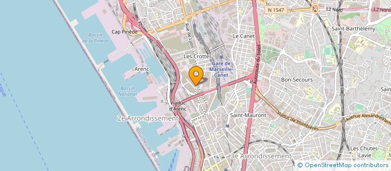 localisation de l'entreprise RESTAURANT LE MILLENIUM  MARSEILLE