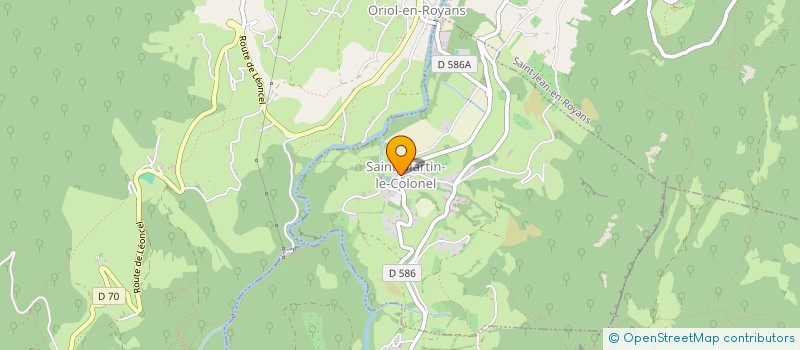 localisation de l'entreprise RESTAURANT LE MURAZ  SAINT-NAZAIRE-EN-ROYANS