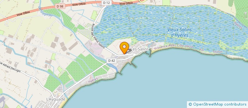 localisation de l'entreprise RESTAURANT LE POTHUAU à HYERES