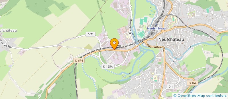 localisation de l'entreprise RESTAURANT LE ROMAIN  NEUFCHATEAU