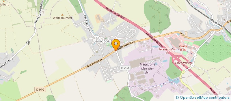 localisation de l'entreprise RESTAURANT LE S'Y  SEINGBOUSE