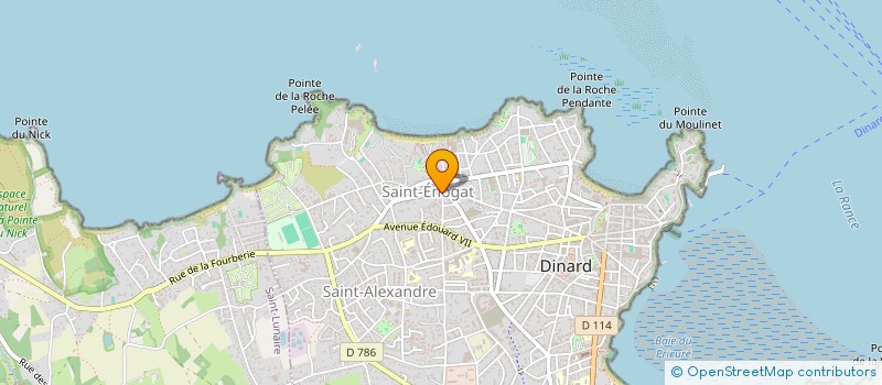 localisation de l'entreprise RESTAURANT LE SAINT ENOGAT à DINARD