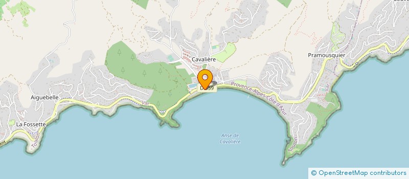 localisation de l'entreprise RESTAURANT LE SURPLAGE à LE LAVANDOU