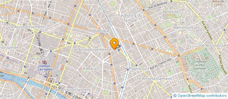 localisation de l'entreprise RESTAURANT LE TAGINE  PARIS