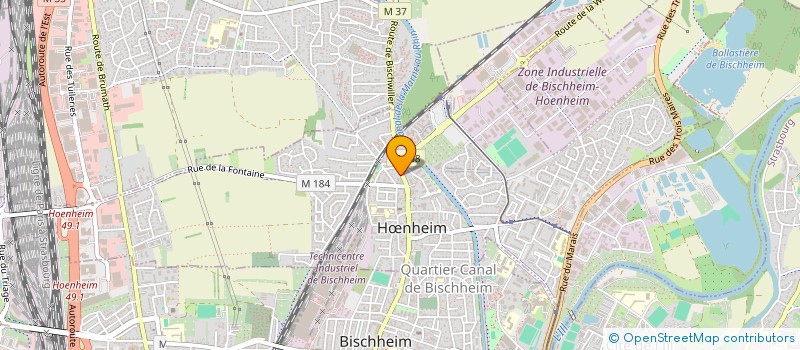 localisation de l'entreprise RESTAURANT LE TRAMWAY  HNHEIM