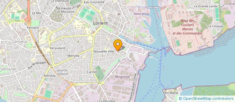 localisation de l'entreprise RESTAURANT LE VICTOR HUGO  LORIENT