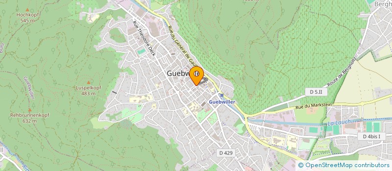 localisation de l'entreprise RESTAURANT LES DOMINICAINS  GUEBWILLER