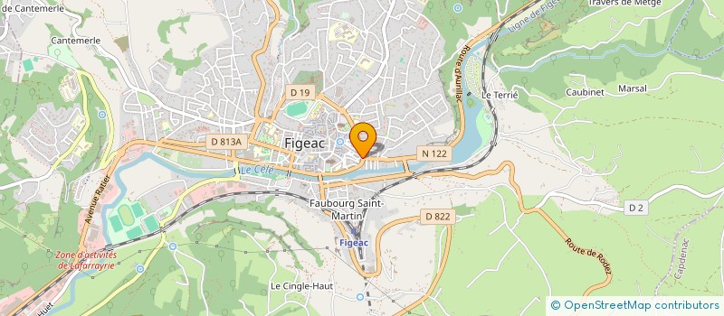 localisation de l'entreprise RESTAURANT LES REMPARTS  FIGEAC