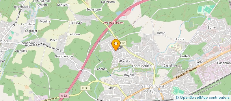 localisation de l'entreprise RESTAURANT LILA à SAINT-VINCENT-DE-TYROSSE