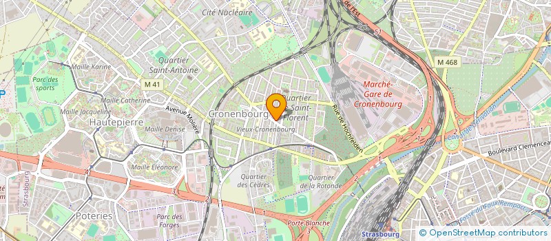 localisation de l'entreprise RESTAURANT MALIK KUSADASI 2  STRASBOURG