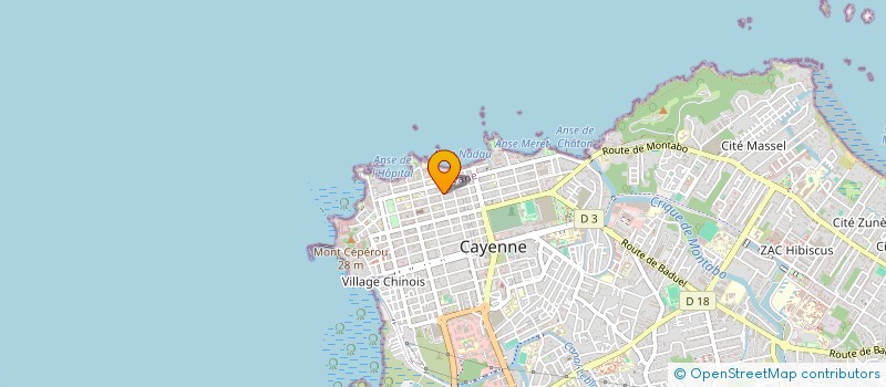 localisation de l'entreprise RESTAURANT MAMA AFRICA  CAYENNE