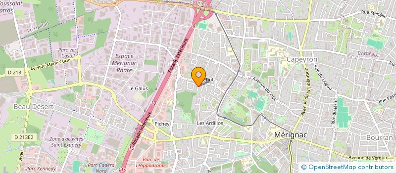 localisation de l'entreprise RESTAURANT MAME  MERIGNAC