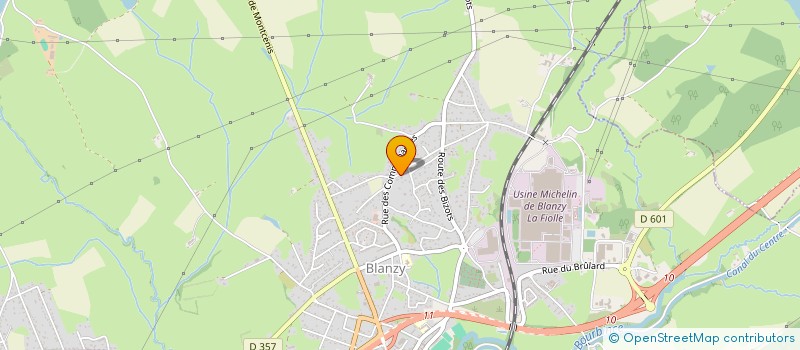 localisation de l'entreprise RESTAURANT MARCANTONIO L ABRUZZESE  BLANZY