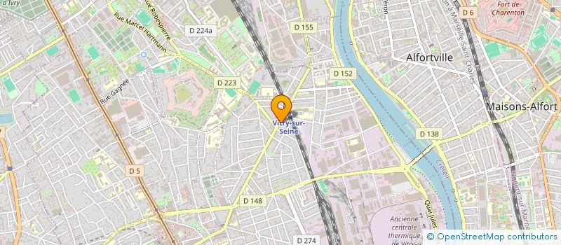 localisation de l'entreprise RESTAURANT MERHABA  VITRY-SUR-SEINE