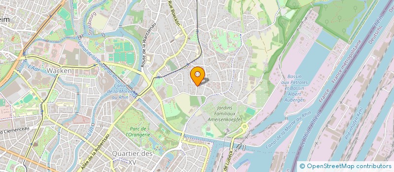 localisation de l'entreprise RESTAURANT OTRANTO SARL SOCIETE D EXPLOITATION DE LA PIZZERIA OTRANTO à STRASBOURG