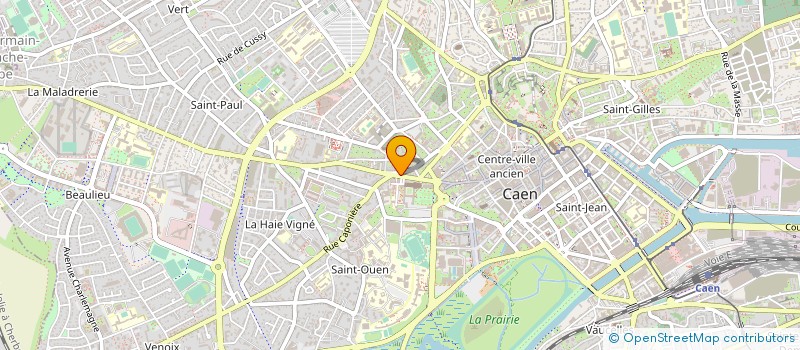 localisation de l'entreprise RESTAURANT PAIN ET BEURRE à CAEN