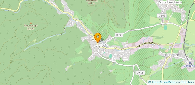 localisation de l'entreprise RESTAURANT PARTAGE  ANDLAU