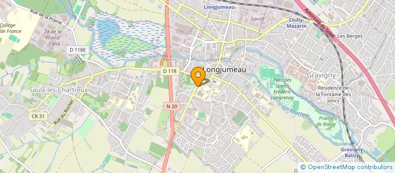 localisation de l'entreprise RESTAURANT PERSONNEL CHG DE LONGJUMEAU à LONGJUMEAU