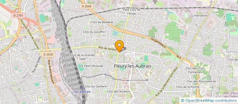 localisation de l'entreprise RESTAURANT PERSONNEL PTT à FLEURY-LES-AUBRAIS