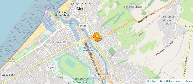 localisation de l'entreprise RESTAURANT PIZZA LA BELLE EPOQUE à TROUVILLE-SUR-MER