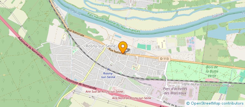 localisation de l'entreprise RESTAURANT PIZZERIA GIOVANNI  ROSNY-SUR-SEINE