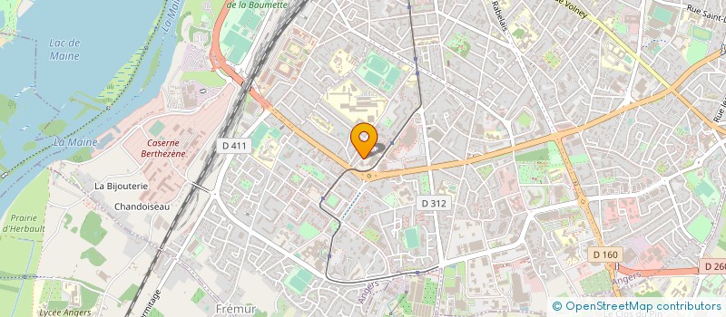 localisation de l'entreprise RESTAURANT PTT ANGERS SUD à ANGERS