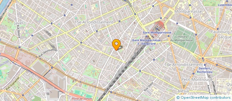 localisation de l'entreprise RESTAURANT PTT ST LAMBERT à PARIS