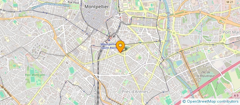 localisation de l'entreprise RESTAURANT QUARTIER GENERAL à MONTPELLIER