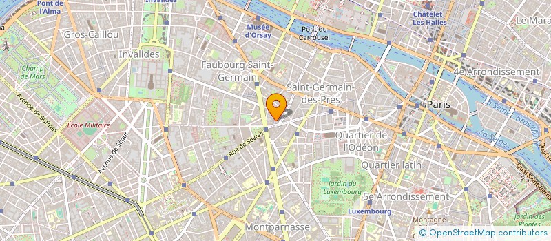 localisation de l'entreprise RESTAURANT RECAMIER  PARIS 07