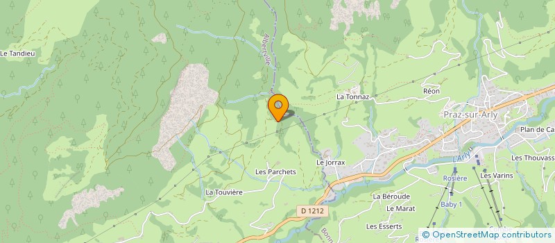 localisation de l'entreprise RESTAURANT ROSSAT MIGNOD J.P. à NOTRE-DAME-DE-BELLECOMBE